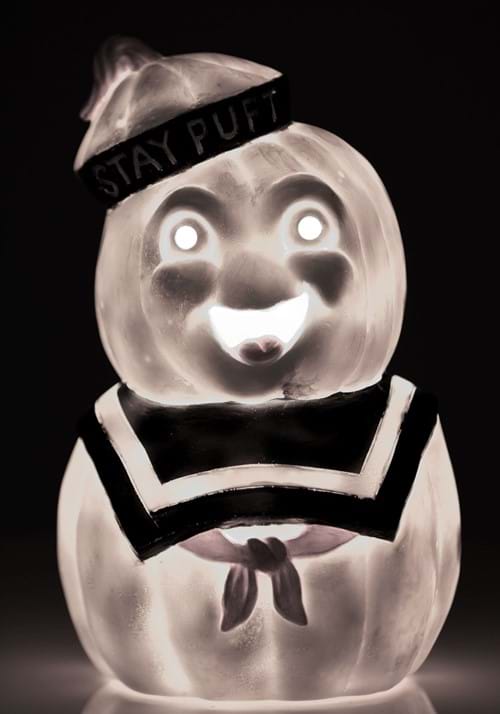 12-Inch Ghostbusters Stay Puft Light Up Pumpkin Decoration
