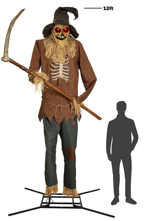 12FT Animatronic Scarecrow Decoration - Tekky