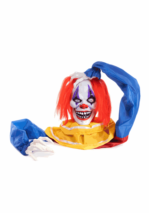 14-Inch Head Popping Clown Ground Breaker Animated Decoration