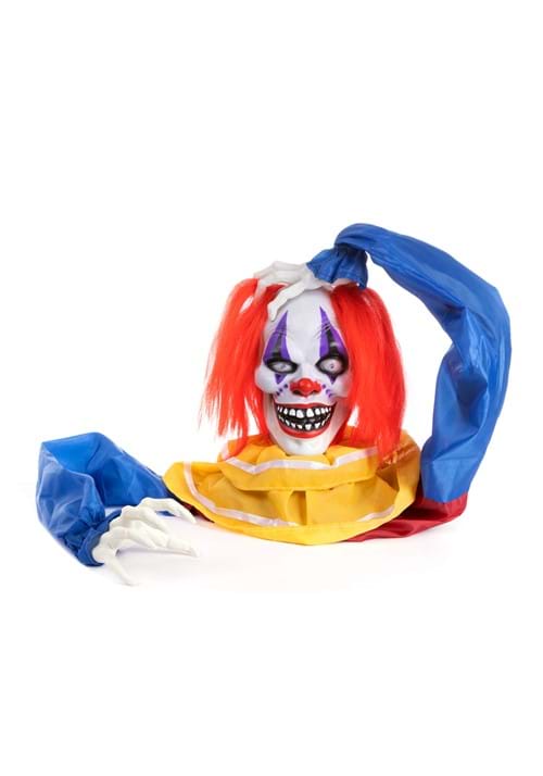 14-Inch Head Popping Clown Ground Breaker Animated Decoration
