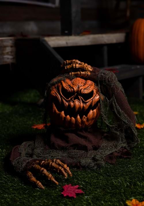 14-Inch Head Popping Pumpkin Ground Breaker Animated Decoration