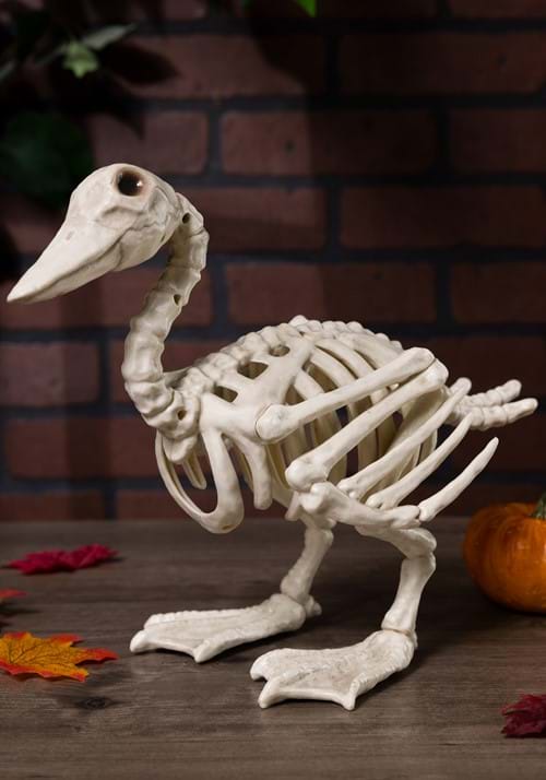 15-Inch Skeleton Duck Bonez Decoration