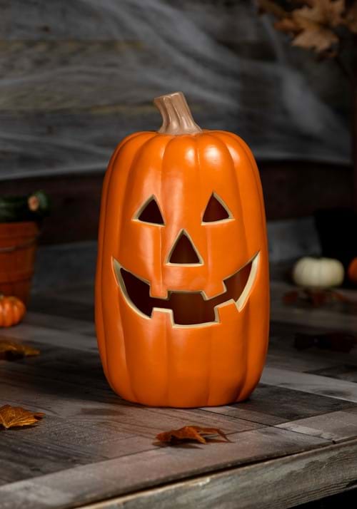 16-Inch Realistic Pumpkin Light Up Decoration