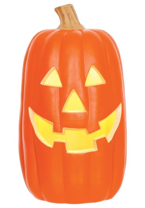 16-Inch Realistic Pumpkin Light Up Decoration 4 16-Inch Realistic Pumpkin Light Up Decoration