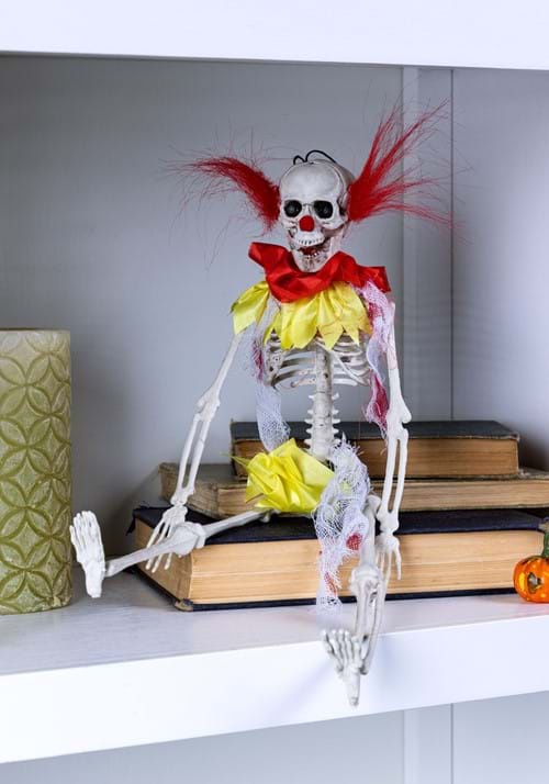 16-Inch Skeleton Clown Prop