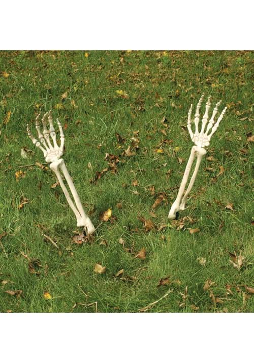 15-Inch Grave Breaker Skeleton Arms Decoration