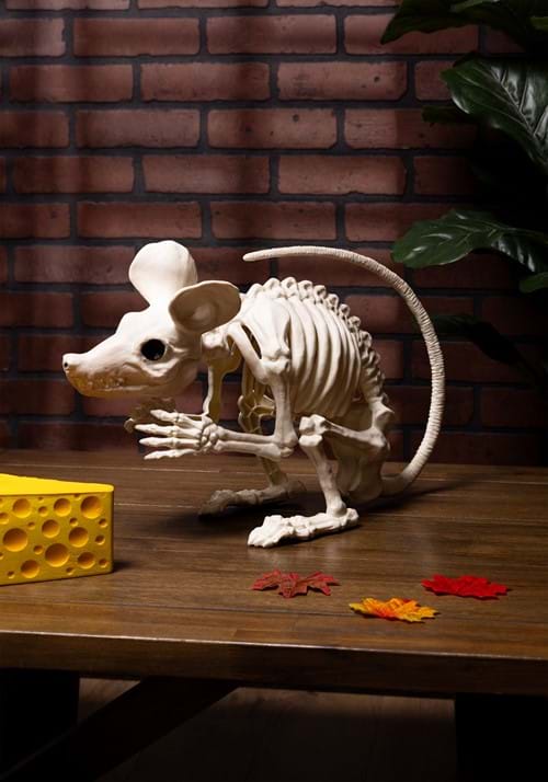 19-Inch Skeleton Attack Rat Decoration