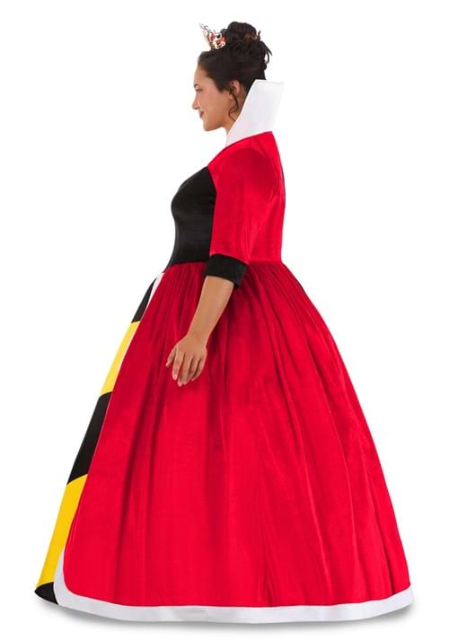 Plus Size Deluxe Disney Queen of Hearts Costume for Women 4 Plus Size Deluxe Disney Queen of Hearts Costume for Women