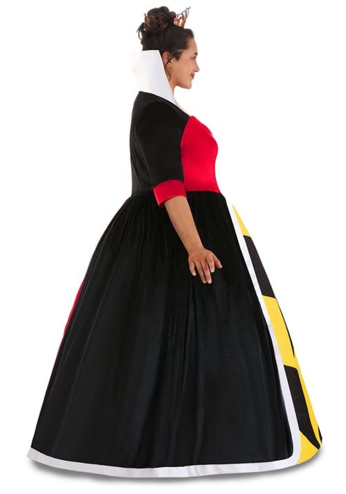 Plus Size Deluxe Disney Queen of Hearts Costume for Women 5 Plus Size Deluxe Disney Queen of Hearts Costume for Women