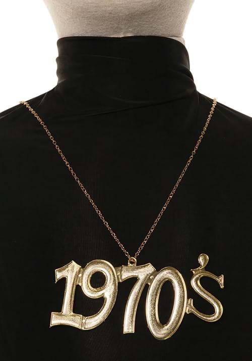 1970's Costume Gold Chain Necklace Accessory