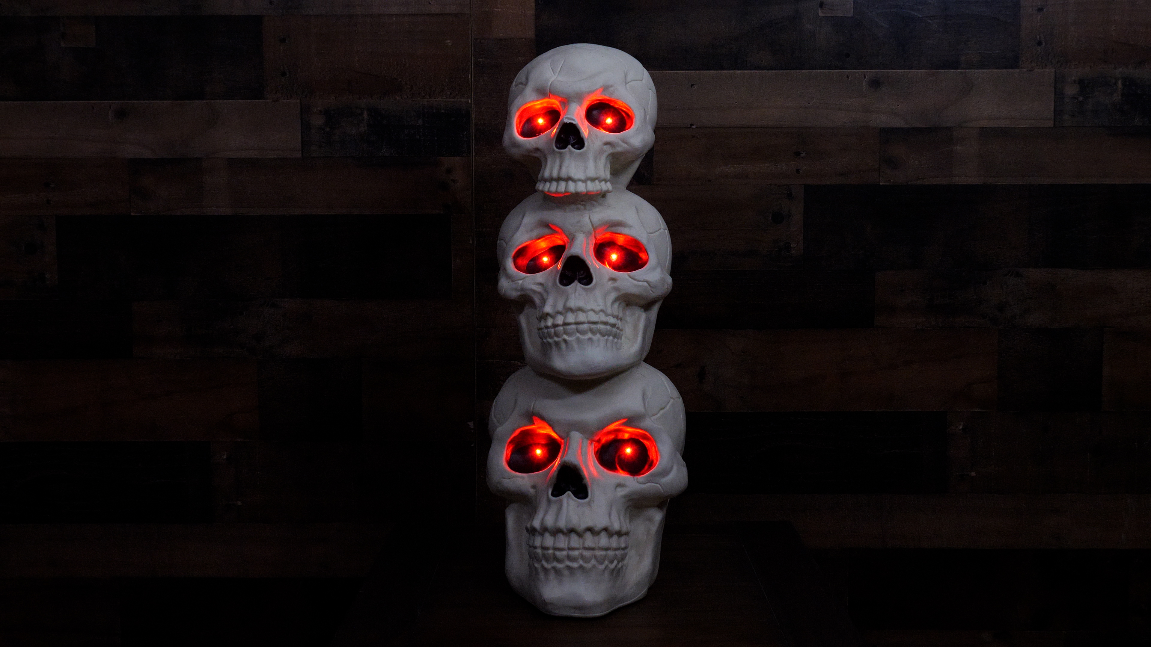 27.5-Inch Light Up Skull Totem Prop 3 27.5-Inch Light Up Skull Totem Prop