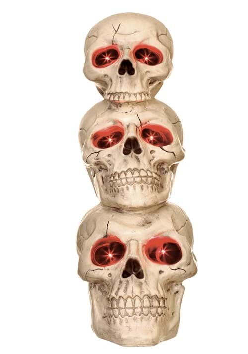 27.5-Inch Light Up Skull Totem Prop 5 27.5-Inch Light Up Skull Totem Prop