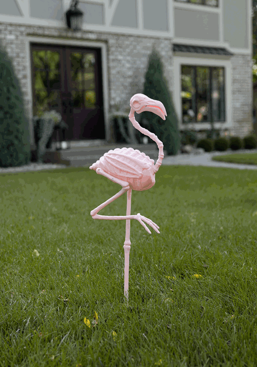30-Inch Glow in the Dark Pink Flamingo Decoration