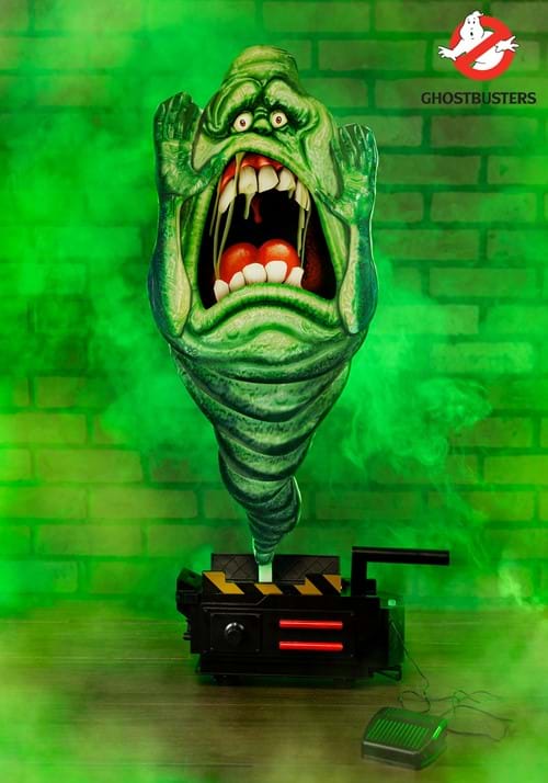 2.6FT Ghostbusters Ghost Trap Slimer Animatronic Decoration
