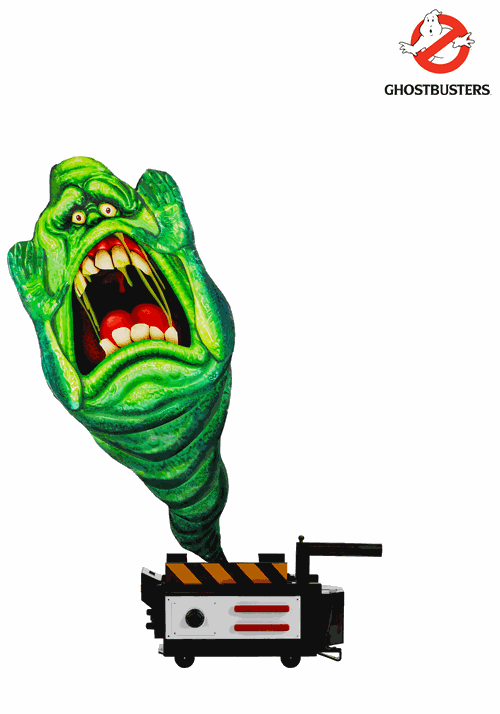 2.6FT Ghostbusters Ghost Trap Slimer Animatronic Decoration