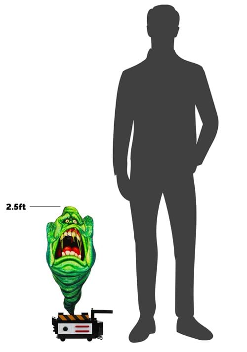 2.6FT Ghostbusters Ghost Trap Slimer Animatronic Decoration