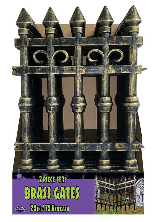 35 X 29 Graveyard Brass Gates Prop