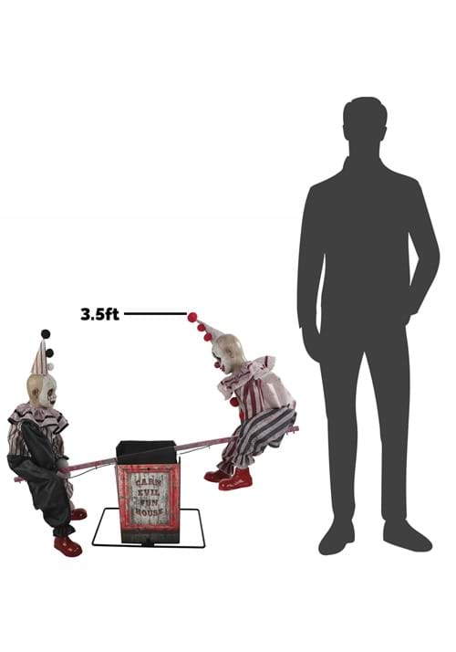 36-Inch Animated See Saw Clowns Decoration 6 36-Inch Animated See Saw Clowns Decoration