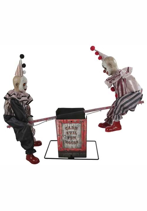 36-Inch Animated See Saw Clowns Decoration 7 36-Inch Animated See Saw Clowns Decoration