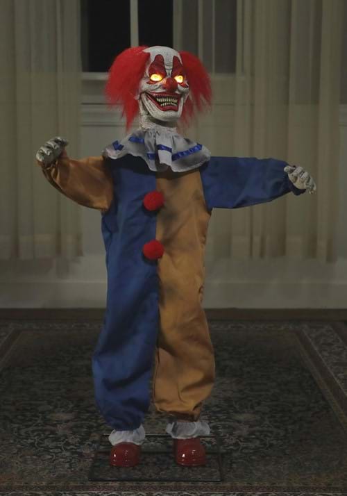 3FT Little Top Evil Clown Animated Decoration