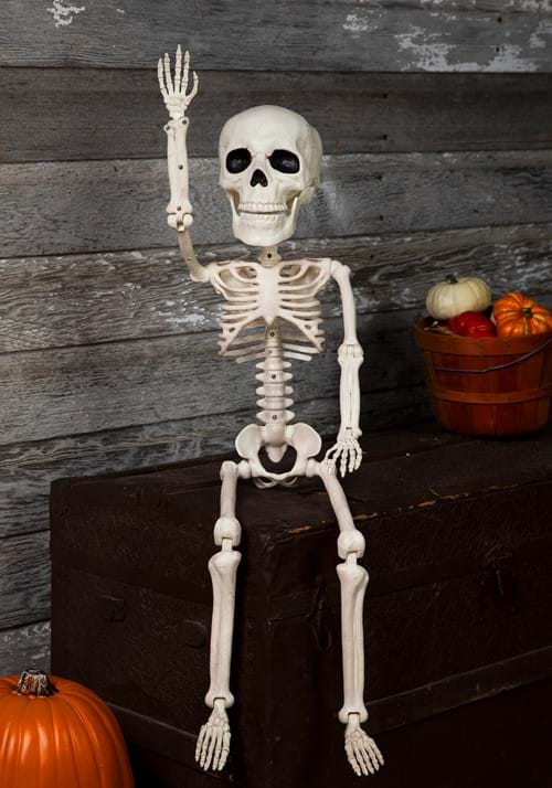 38-Inch Super Big Head Skeleton Decoration