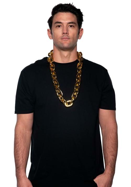 3cm Thick Gold Costume Chain Accessory