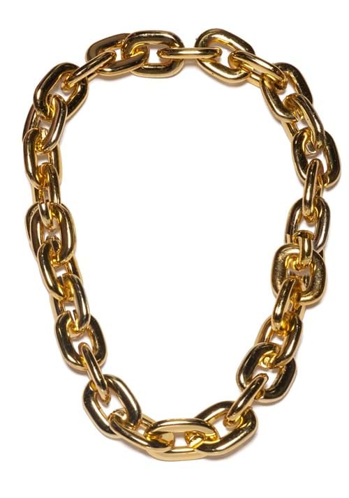 3cm Thick Gold Costume Chain Accessory