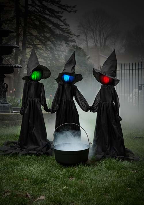 4FT Holding Hands Witches Decoration
