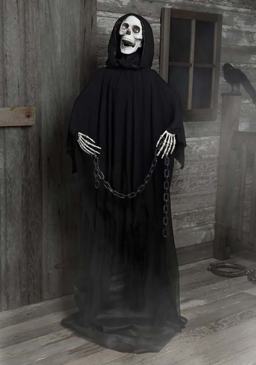 5FT Animated Reaper Light Up Decoration - Scream Saver