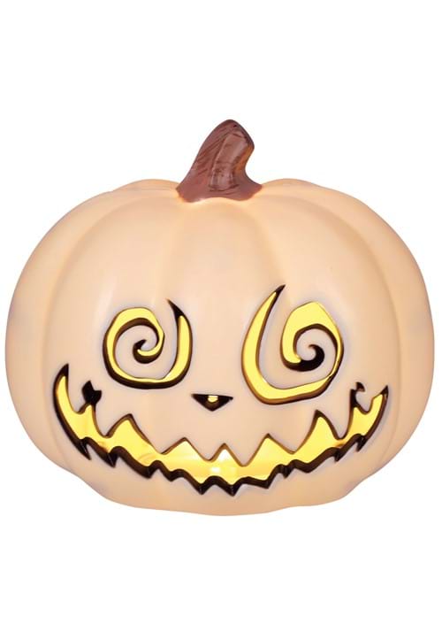 5-Inch Light Up Swirly Jack O' Lantern Decoration
