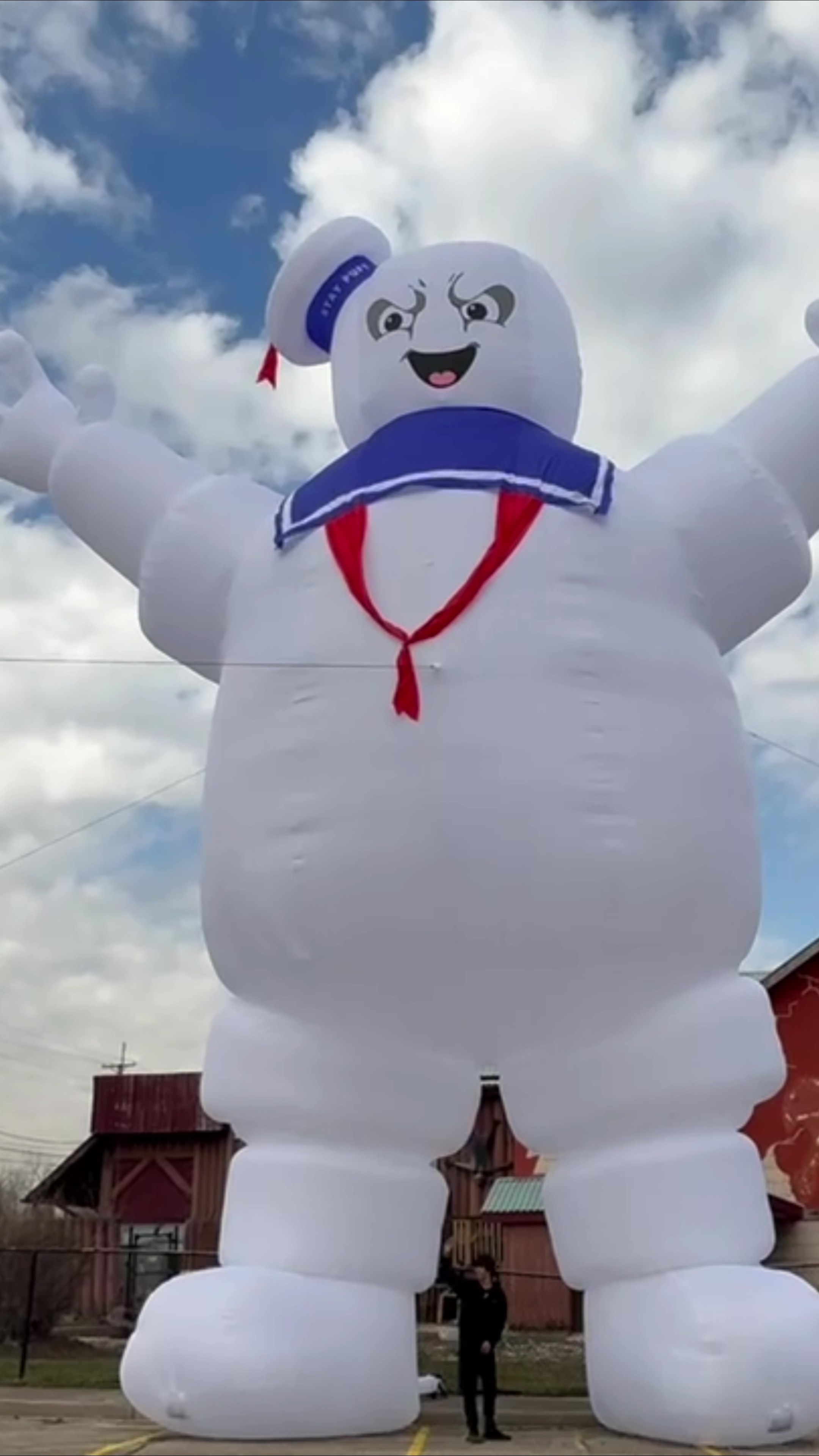 Inflatable 50FT Stay Puft Marshmallow Man Decoration