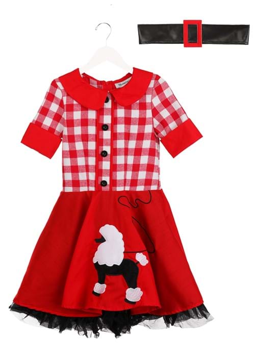 Girl's Toddler 50's Darling Costume Dress