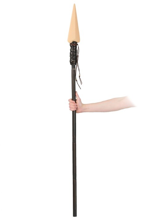 57-Inch Faux Bone Tip Costume Spear
