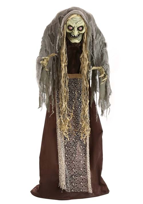 5FT Animatronic Hag the Witch Decoration - Scream Saver 6 5FT Animatronic Hag the Witch Decoration - Scream Saver