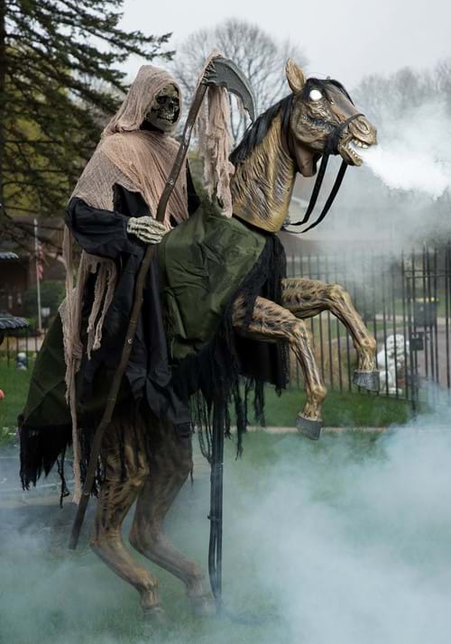 7FT Animatronic Reaper's Ride Decoration