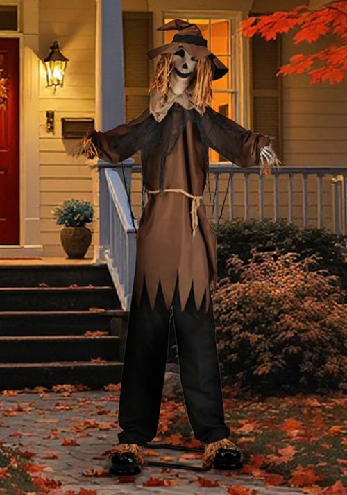 8FT Animated Hellgore the Haunted Scarecrow Decoration - Scream Saver