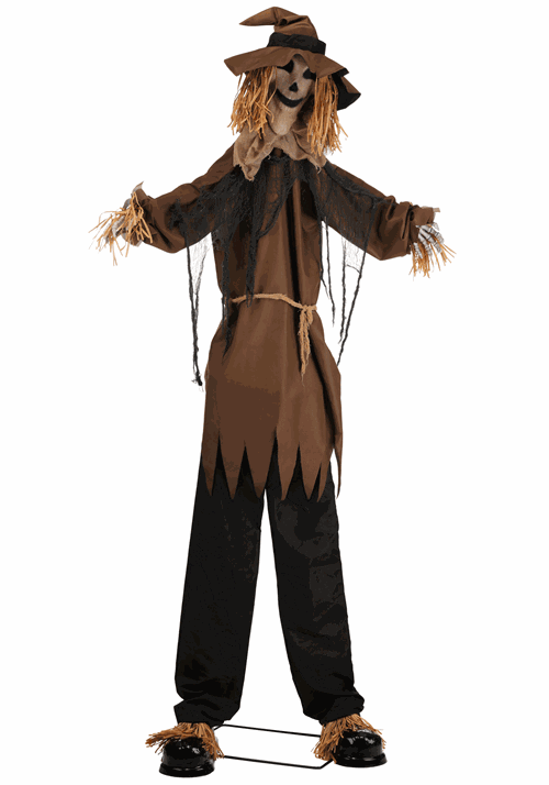 8FT Animated Hellgore the Haunted Scarecrow Decoration - Scream Saver