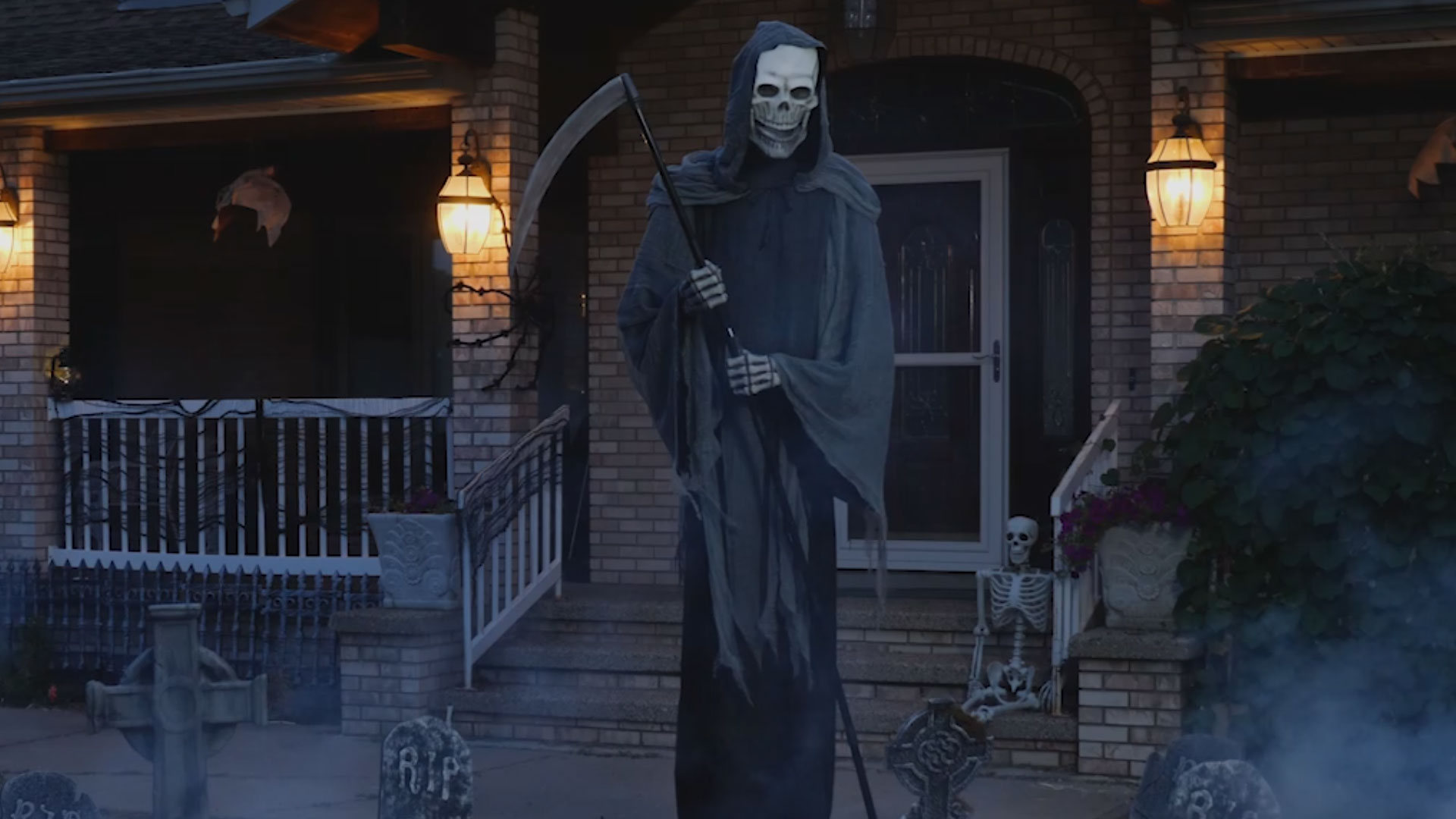 9FT Animated Giant Scythe Reaper Decoration 3 9FT Animated Giant Scythe Reaper Decoration