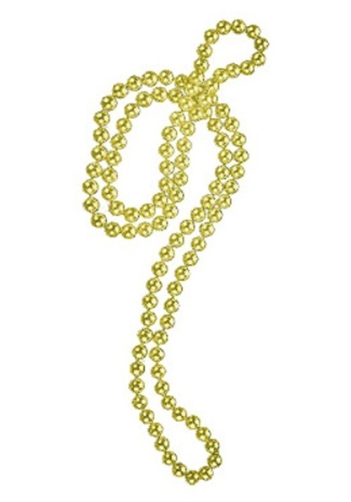 Beaded Gold Necklace