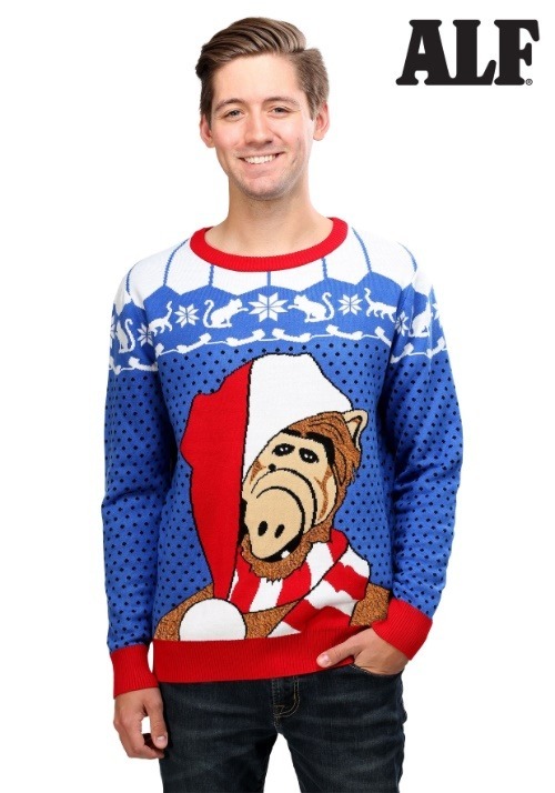 Alf Ugly Christmas Adult Sweater 3 Alf Ugly Christmas Adult Sweater