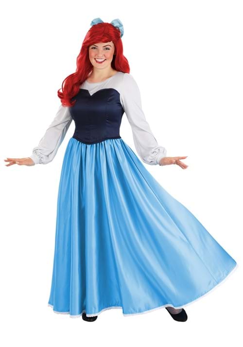 Disney Women's The Little Mermaid Ariel Blue Dress Costume 9 Disney Women's The Little Mermaid Ariel Blue Dress Costume