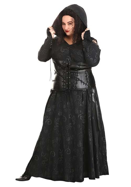 Deluxe Plus Size Harry Potter Bellatrix Costume for Women
