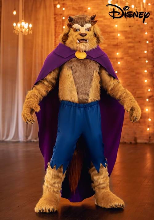 Authentic Caped Disney Beast Men's Costume