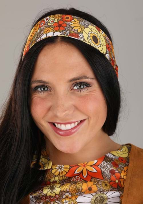 Adult Autumn Flower Hippie Costume