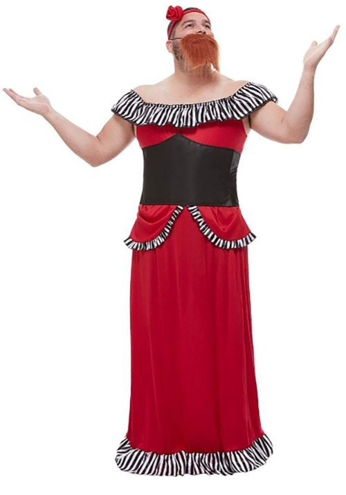 Bearded Lady Costume for Adults