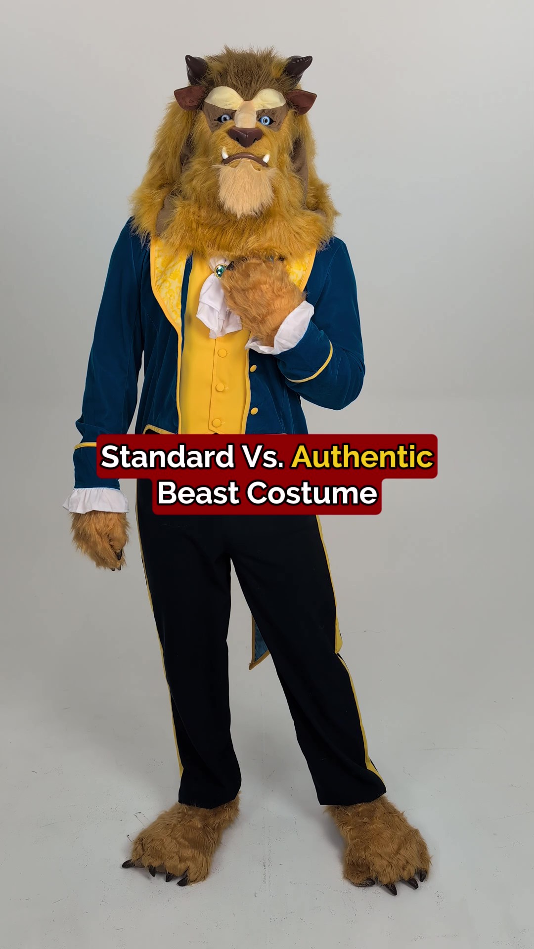 Beauty and the Beast Authentic Beast Costume for Men 4 Beauty and the Beast Authentic Beast Costume for Men