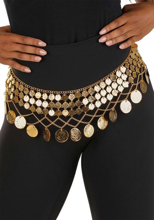 Belly Dancer Adult Costume Coin Belt
