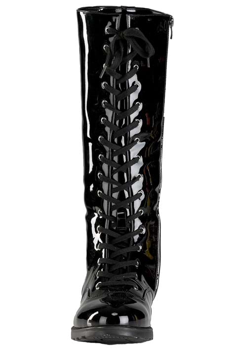 Black Wrestling Costume Adult Boots