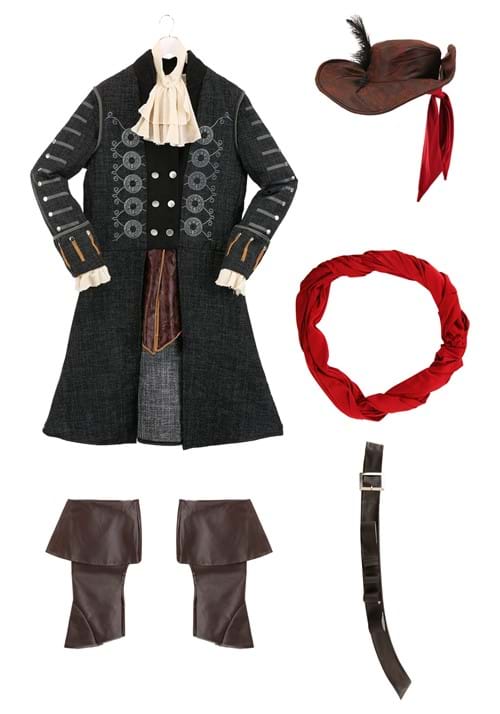 Blackbeard Men's Costume 12 Blackbeard Men's Costume