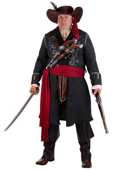 Blackbeard Plus Size Men's Costume